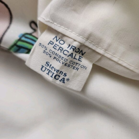 Vintage Set of 2 Peanuts Snoopy and Woodstock Hearts Pillow Case and Full Gang - Picture 10 of 15